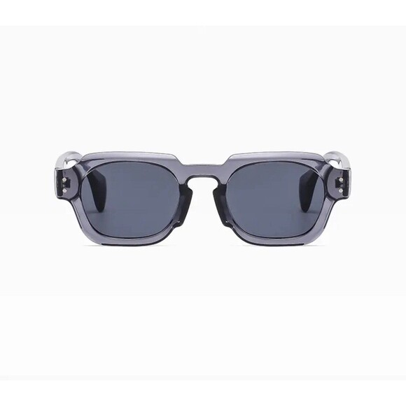 Fashion Square Women Luxury Brand Sunglasses Retro Designer Men Trending Gray - Picture 2 of 3